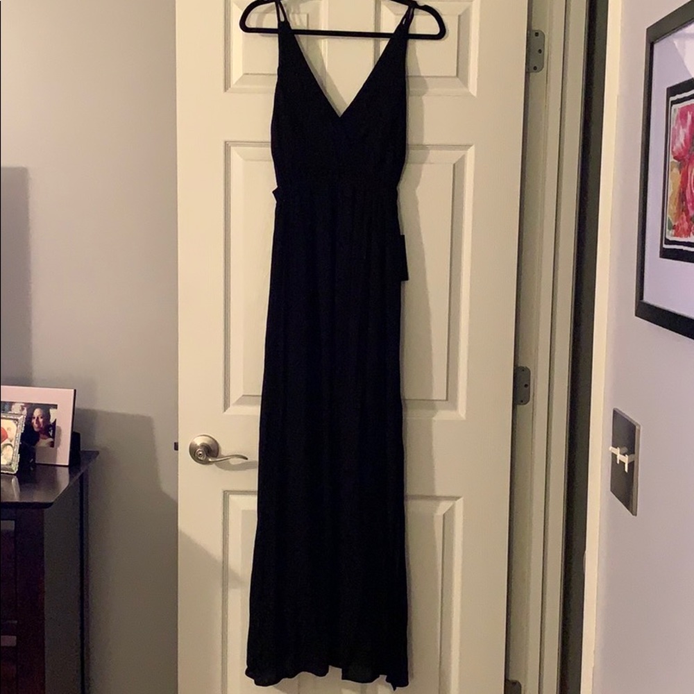 Lulus black maxi dress